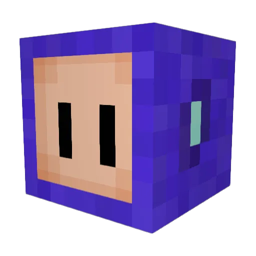 Polska_Official Minecraft avatar head, 3D render