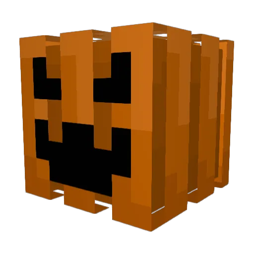 Poltec Minecraft avatar head, 3D render