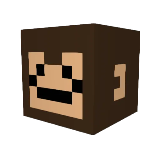 Polvo_negr0 Minecraft avatar head, 3D render