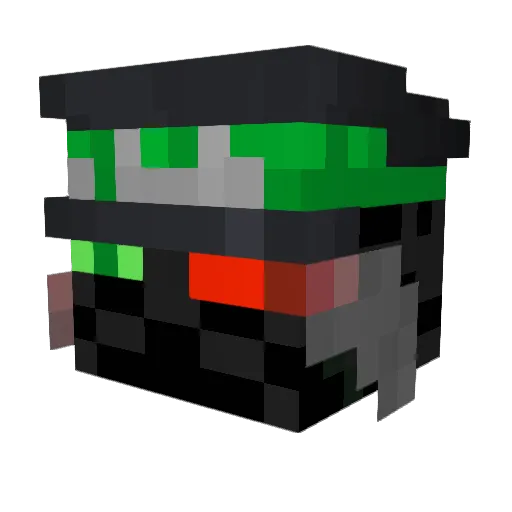 Polyblanks Minecraft avatar head, 3D render