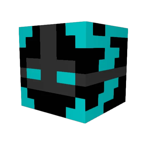 Polydeukis Minecraft avatar head, 3D render