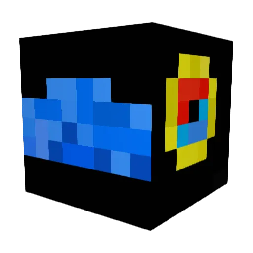 Polyglobe Minecraft avatar head, 3D render