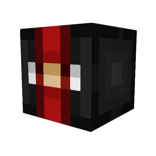 Polymniae Minecraft avatar head, 3D render