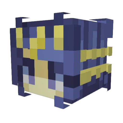 Polythene_Pam Minecraft avatar head, 3D render