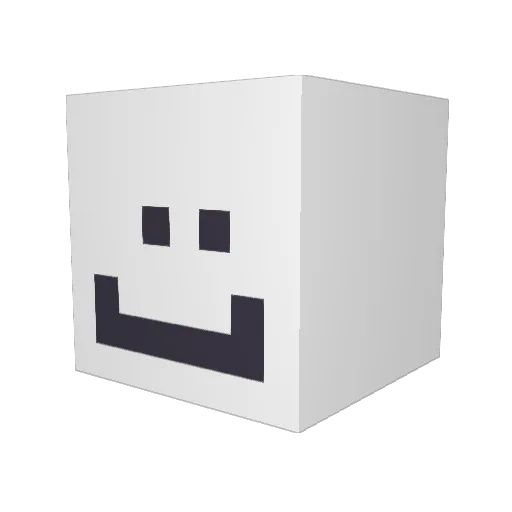 PomLoo41 Minecraft avatar head, 3D render
