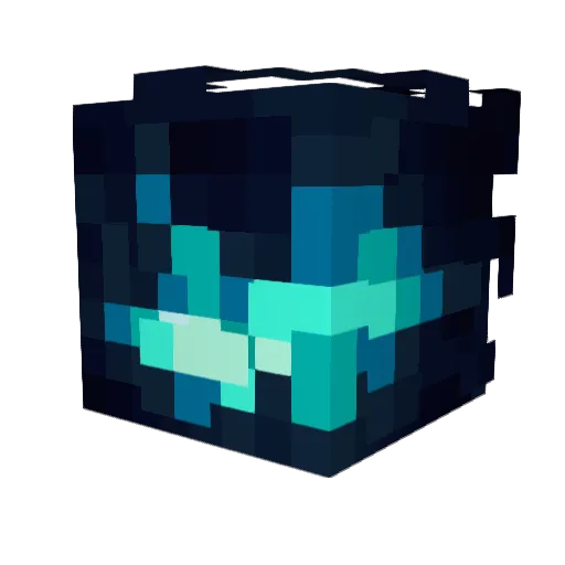 PommeAlpha Minecraft avatar head, 3D render