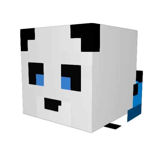 Pommes47918 Minecraft avatar head, 3D render