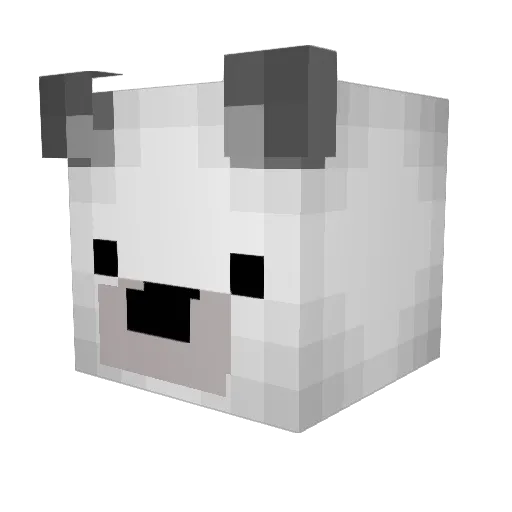 Pommfritt1 Minecraft avatar head, 3D render