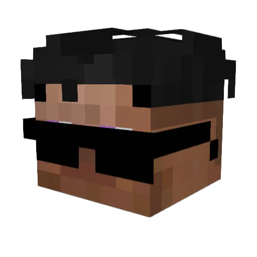 Pomorze Minecraft avatar head, 3D render