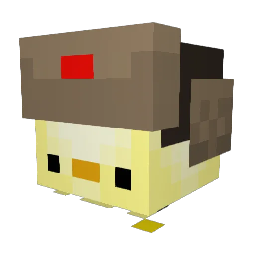 Pomponcito666 Minecraft avatar head, 3D render