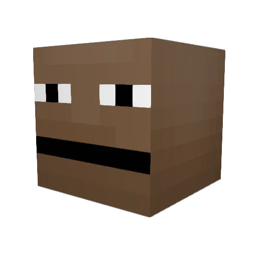 Pon4ik2 Minecraft avatar head, 3D render