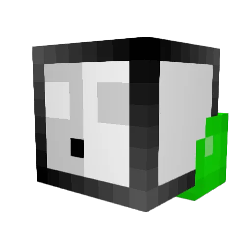PonJourtman Minecraft avatar head, 3D render
