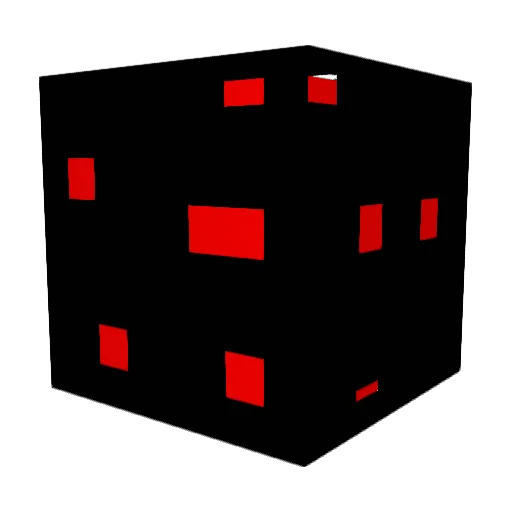 Ponce_ Minecraft avatar head, 3D render