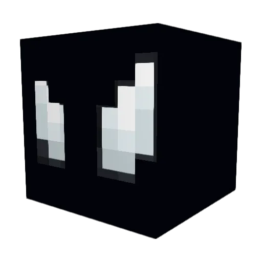 PonchKAN Minecraft avatar head, 3D render