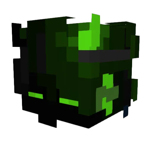 Ponchito_12 Minecraft avatar head, 3D render