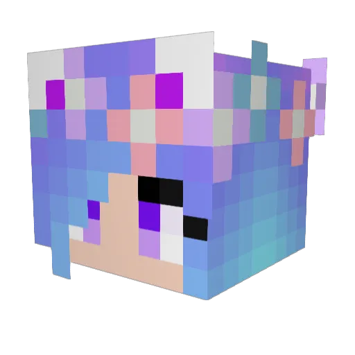 PonderosaBryce Minecraft avatar head, 3D render