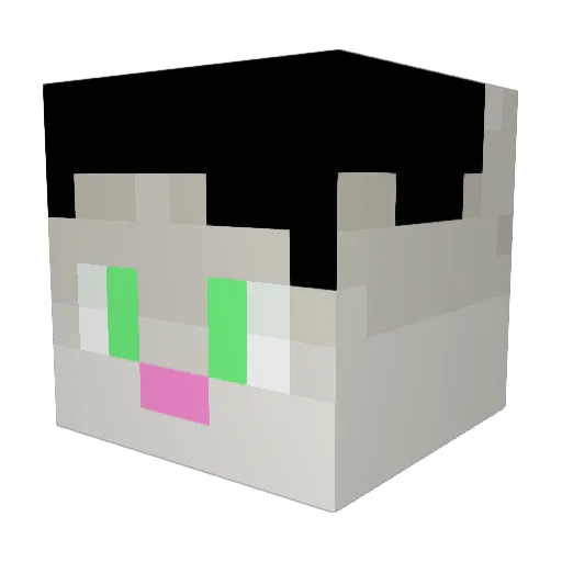 PongotheChongo Minecraft avatar head, 3D render