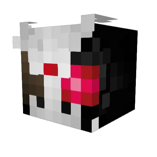 Poni_Ponio Minecraft avatar head, 3D render