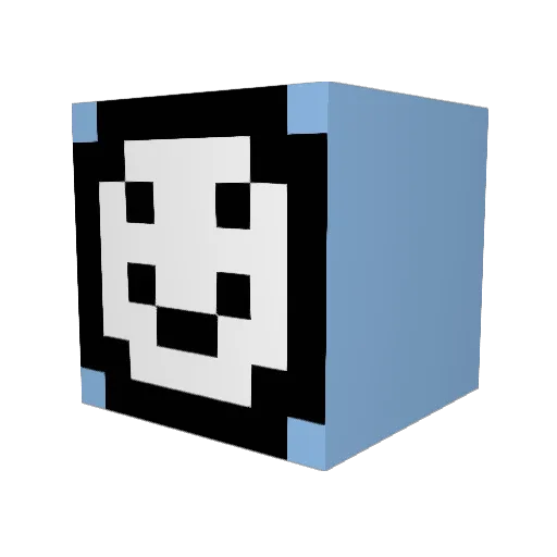 Ponk011 Minecraft avatar head, 3D render