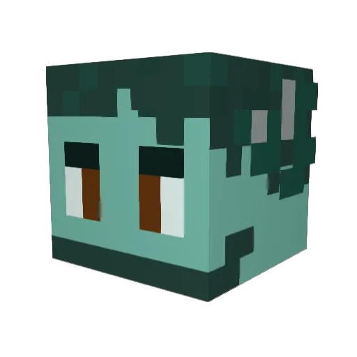 Minecraft-Avatar von Ponk021: Kopf als 3D-Render