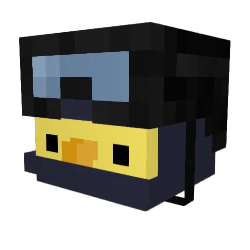 Ponline5 Minecraft avatar head, 3D render