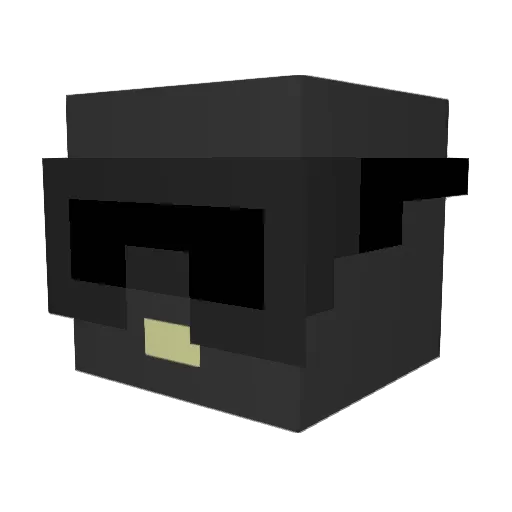 Pontan1 Minecraft avatar head, 3D render