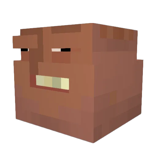 PontusRasmusson3 Minecraft avatar head, 3D render