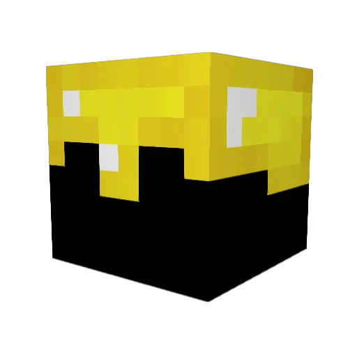 PonyGod Minecraft avatar head, 3D render
