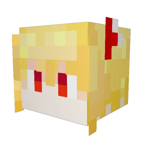 PonyWindPie Minecraft avatar head, 3D render