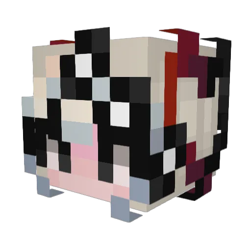 PooBumSwag Minecraft avatar head, 3D render