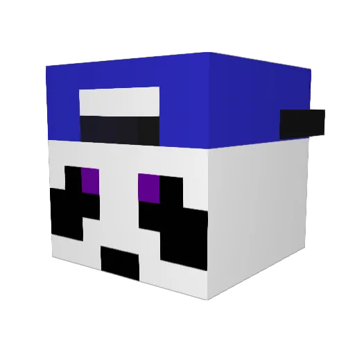 PooPooSlayer Minecraft avatar head, 3D render