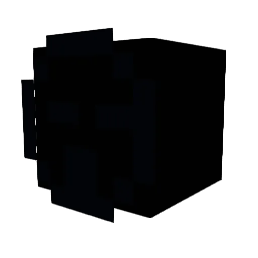 PooShoes Minecraft avatar head, 3D render