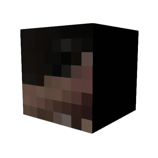 PooeyPoopsicle Minecraft avatar head, 3D render