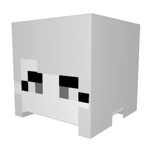PoofeeDuke Minecraft avatar head, 3D render