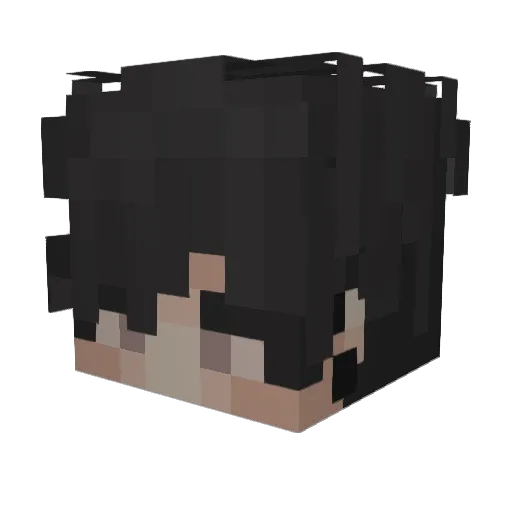 PoofyBoy2006 Minecraft avatar head, 3D render