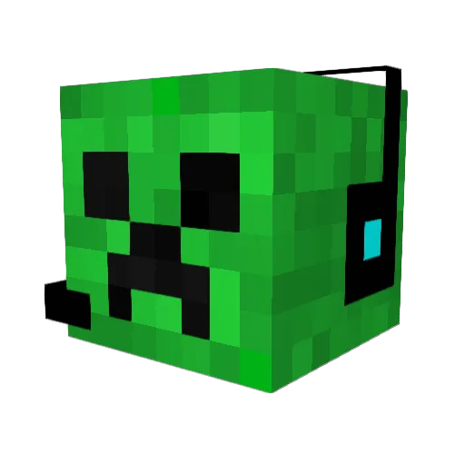 Pooh905 Minecraft avatar head, 3D render
