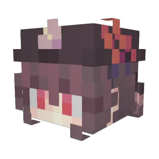 Poohsan2202 Minecraft avatar head, 3D render
