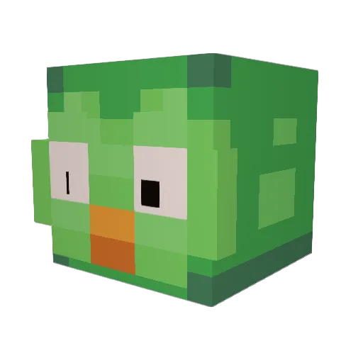 PookaGuy01 Minecraft avatar head, 3D render