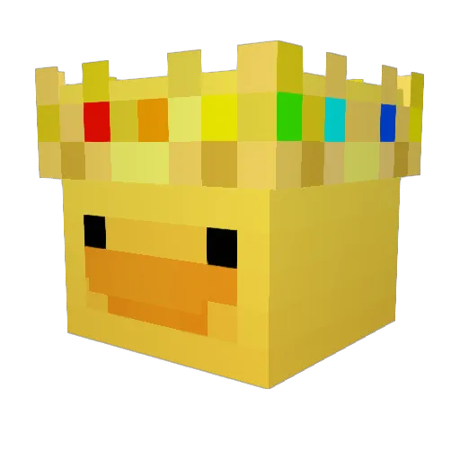 Poom1306 Minecraft avatar head, 3D render