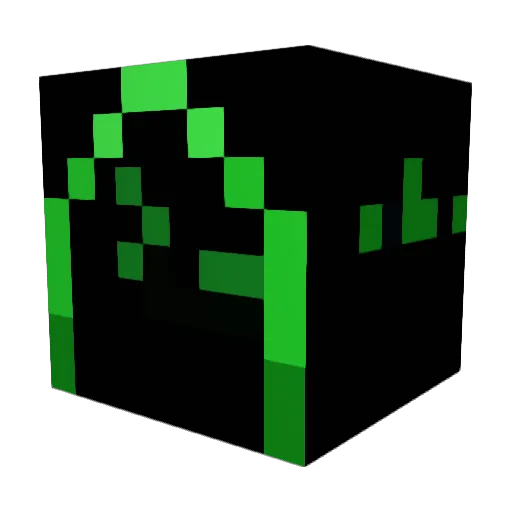 PoomKKVS Minecraft avatar head, 3D render