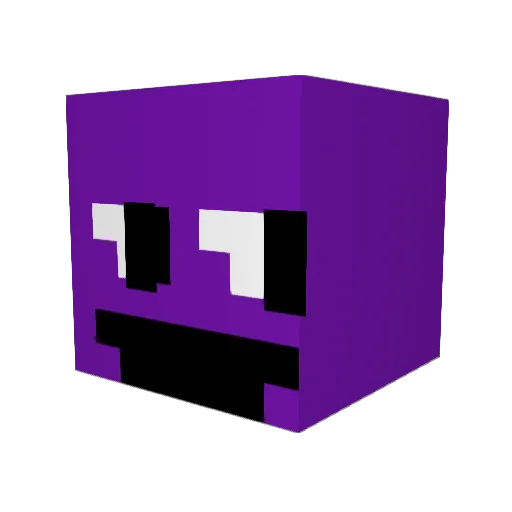 PoomPkiin Minecraft avatar head, 3D render