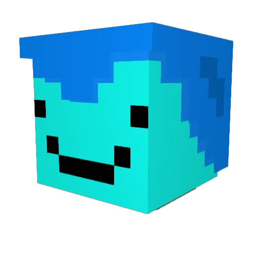 PooppeeHigh Minecraft avatar head, 3D render