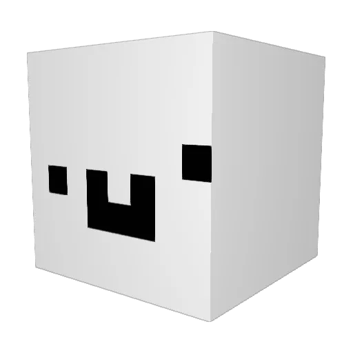 Poopy_Goopy Minecraft avatar head, 3D render