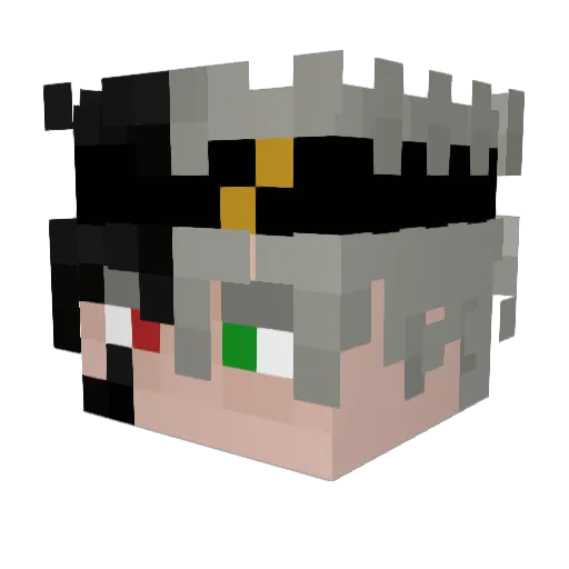 Poopy_Trash Minecraft avatar head, 3D render