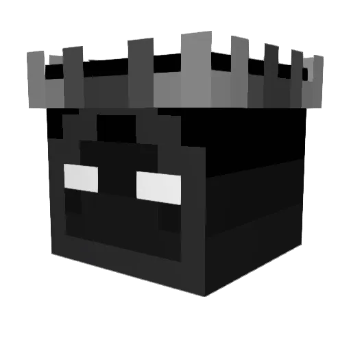 Poopyblade Minecraft avatar head, 3D render