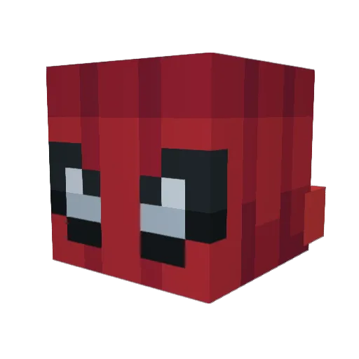 Poopyboi6900 Minecraft avatar head, 3D render