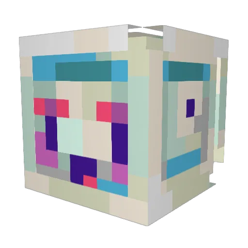 PoorBoi Minecraft avatar head, 3D render
