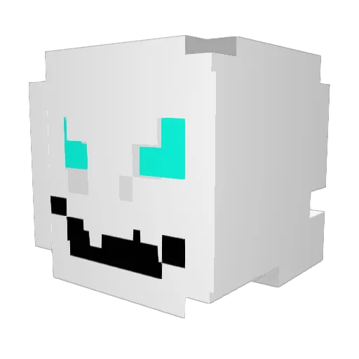 PoorKakarookee Minecraft avatar head, 3D render