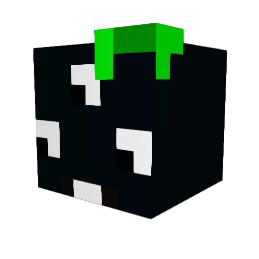 Poothriel Minecraft avatar head, 3D render