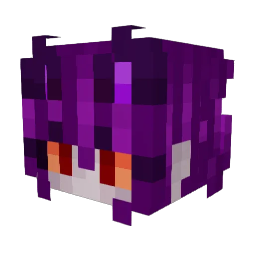 Pootwich Minecraft avatar head, 3D render